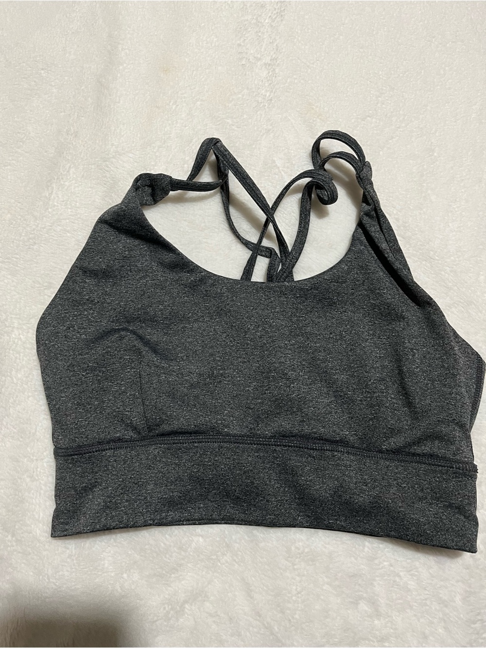 Athletic Works  Sports Bralette - Charcoal Gray